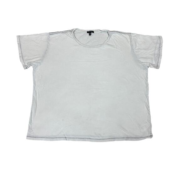 R13 Distressed Boy T Cotton Cashmere Boxy Oversized Tee Shirt Women's M - Picture 1 of 12